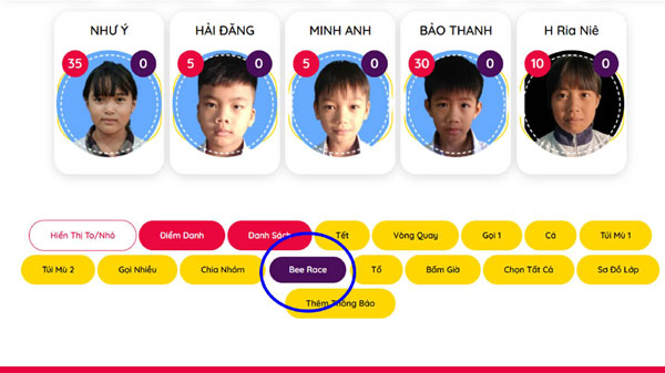 Cách đăng nhập trò chơi Bee Race