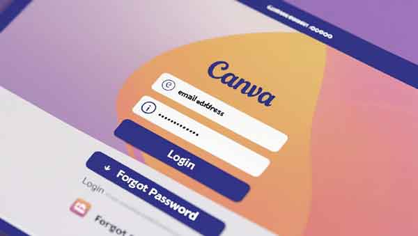 Cách đăng nhập Canva