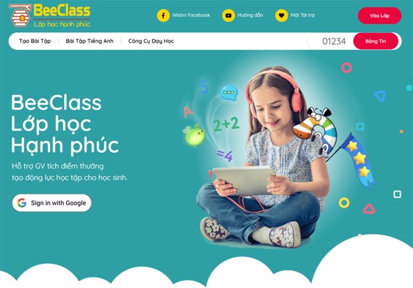 Hướng dẫn quản lí lớp học bằng Beeclass