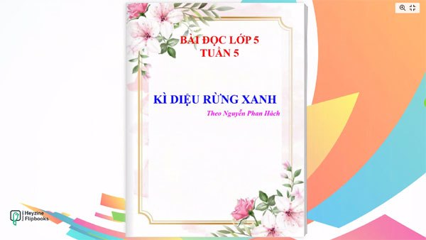 Bài đọc AI kì diệu rừng xanh. (Tuần 5)