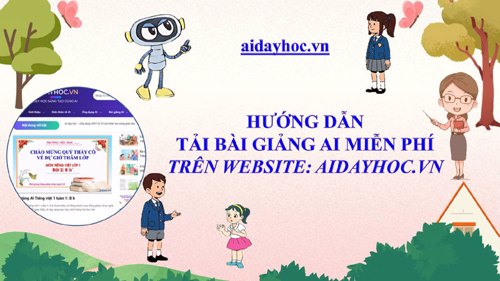 Cách tải bài giảng AI cho năm học 2025-2026